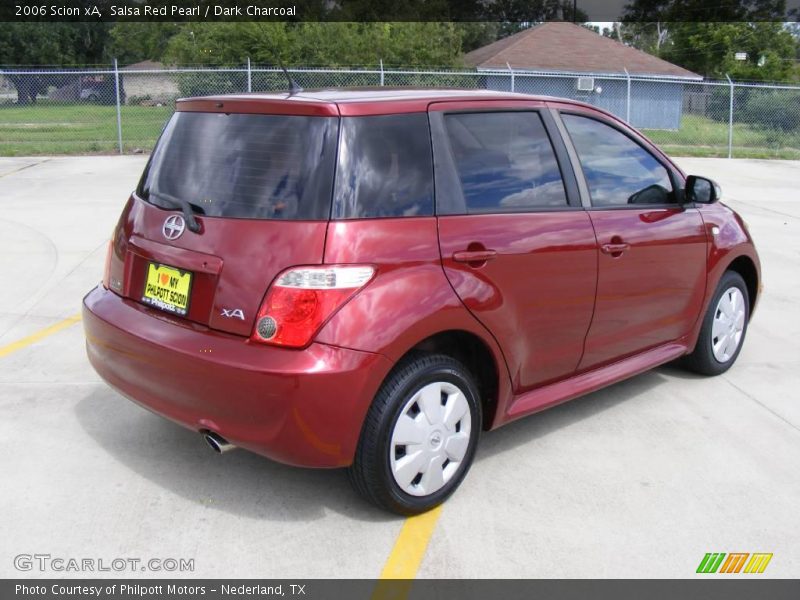 Salsa Red Pearl / Dark Charcoal 2006 Scion xA