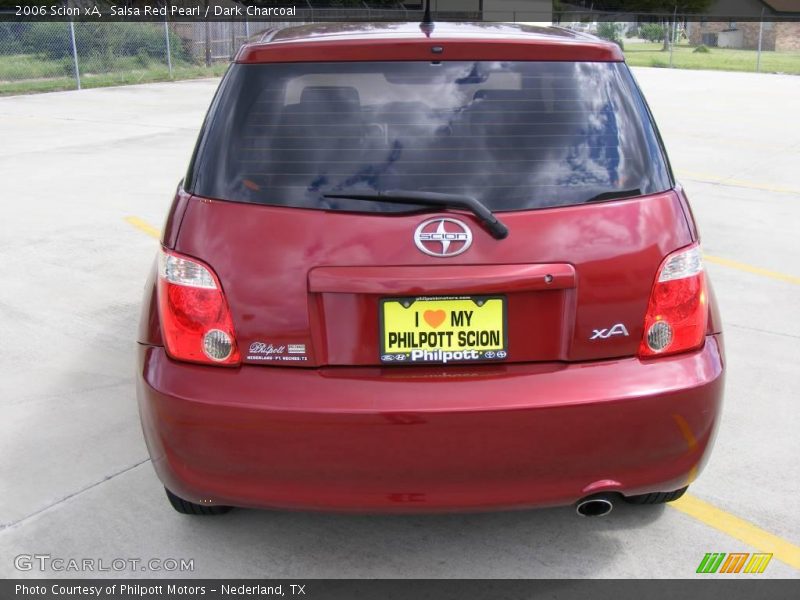 Salsa Red Pearl / Dark Charcoal 2006 Scion xA