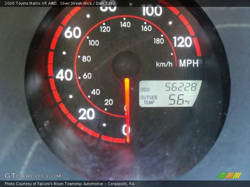 Silver Streak Mica / Dark Gray 2006 Toyota Matrix XR AWD