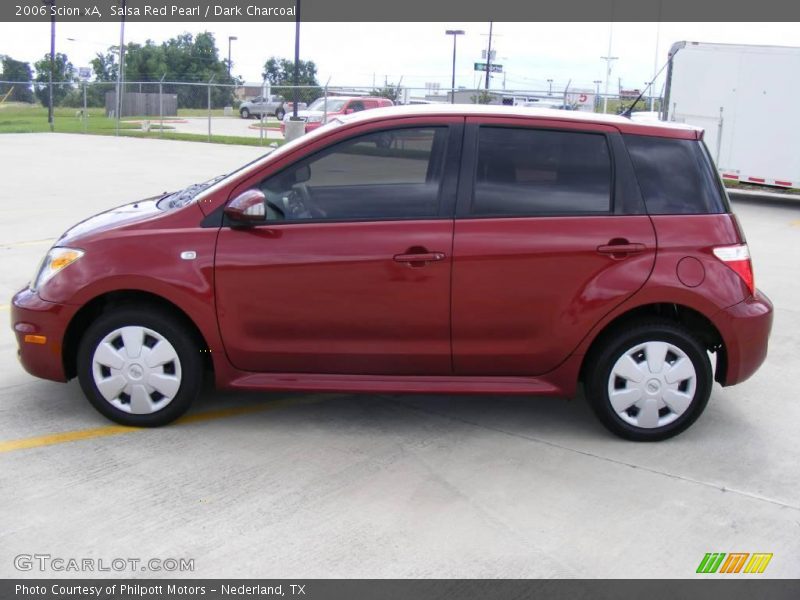 Salsa Red Pearl / Dark Charcoal 2006 Scion xA