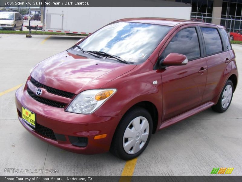 Salsa Red Pearl / Dark Charcoal 2006 Scion xA
