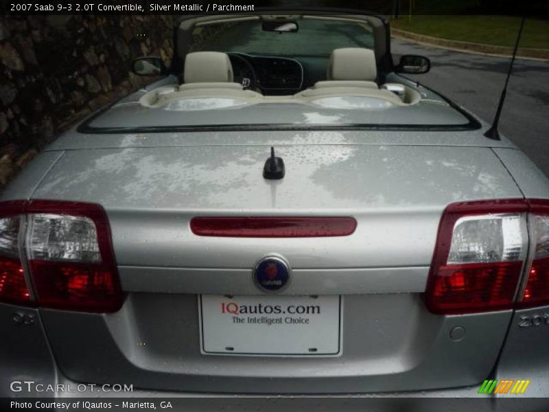 Silver Metallic / Parchment 2007 Saab 9-3 2.0T Convertible