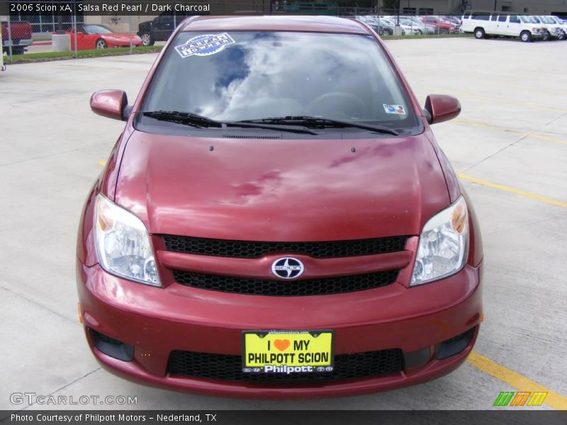 Salsa Red Pearl / Dark Charcoal 2006 Scion xA