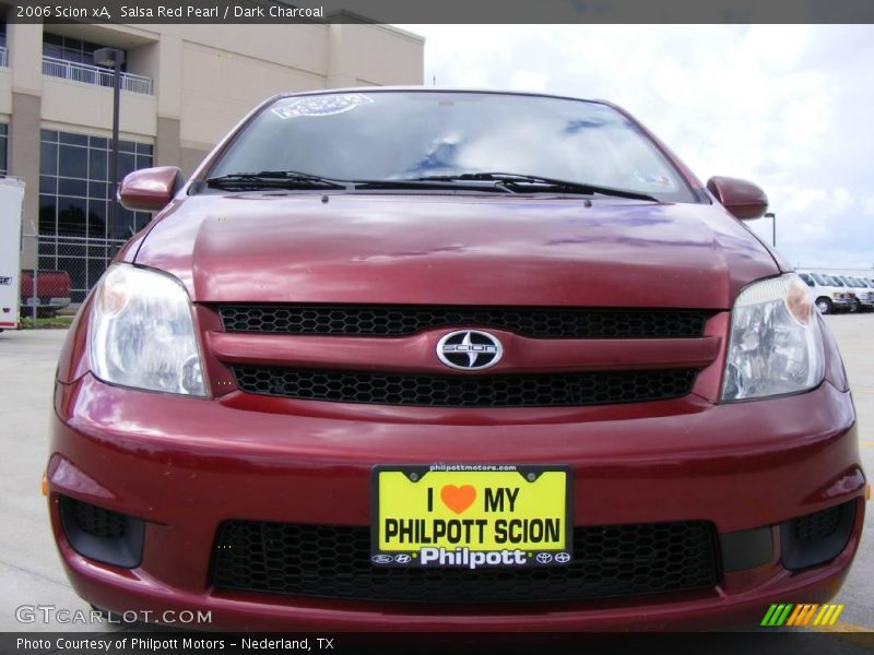 Salsa Red Pearl / Dark Charcoal 2006 Scion xA