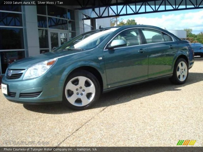 Silver Moss / Tan 2009 Saturn Aura XE