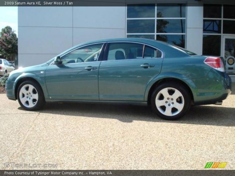 Silver Moss / Tan 2009 Saturn Aura XE