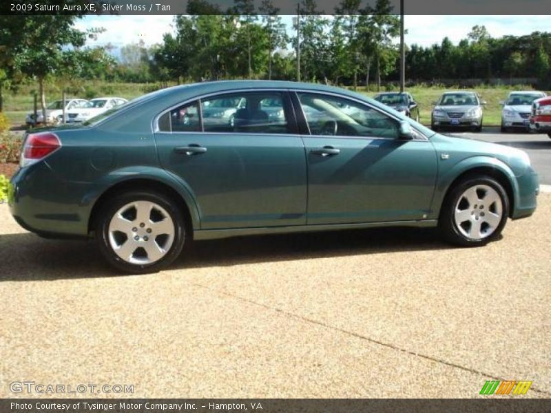 Silver Moss / Tan 2009 Saturn Aura XE