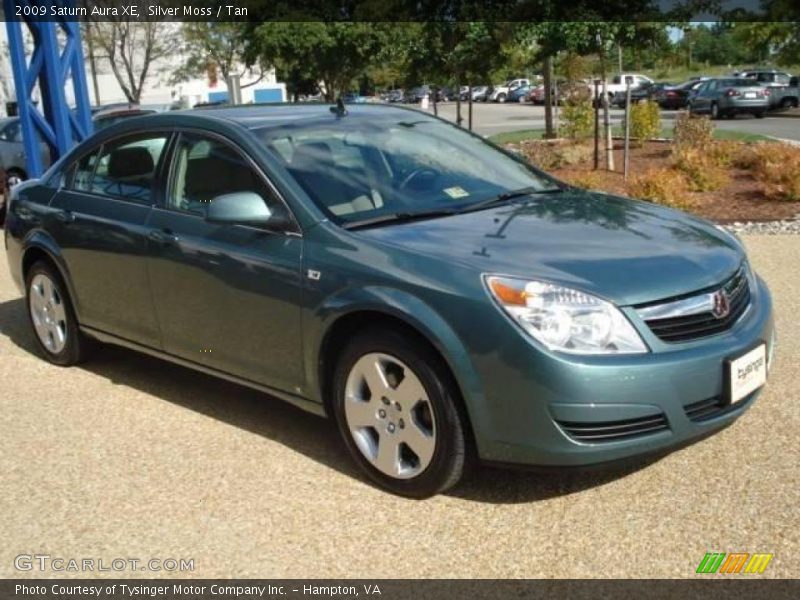 Silver Moss / Tan 2009 Saturn Aura XE