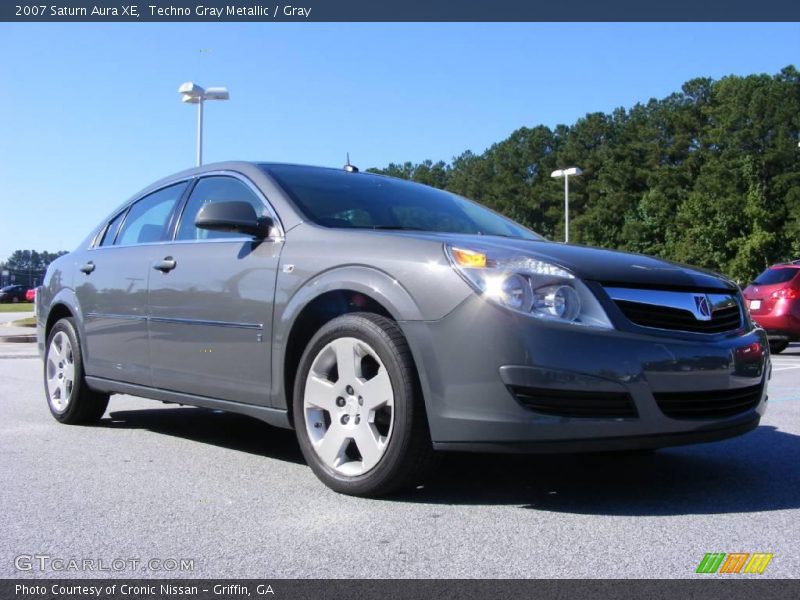 Techno Gray Metallic / Gray 2007 Saturn Aura XE