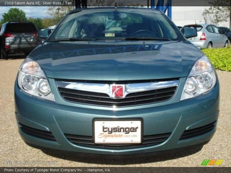 Silver Moss / Tan 2009 Saturn Aura XE