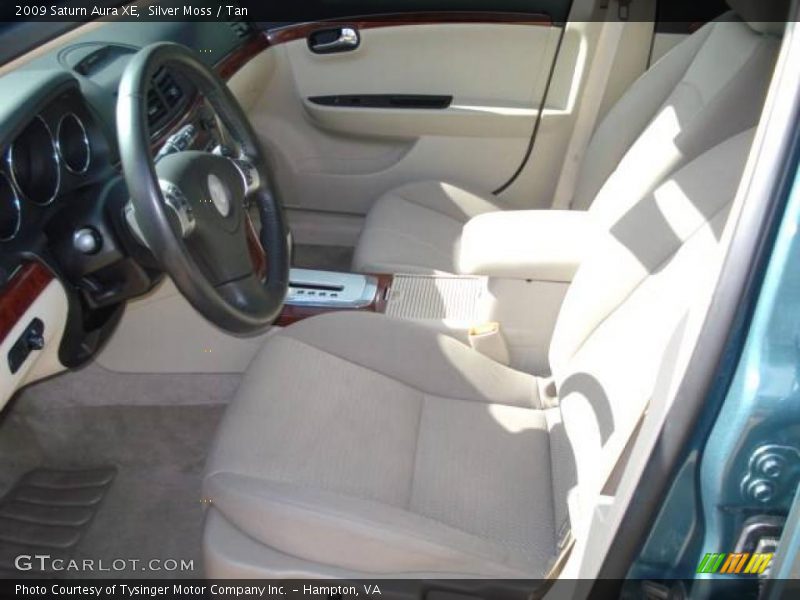 Silver Moss / Tan 2009 Saturn Aura XE