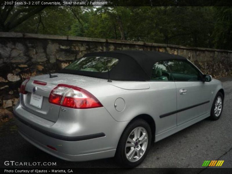 Silver Metallic / Parchment 2007 Saab 9-3 2.0T Convertible
