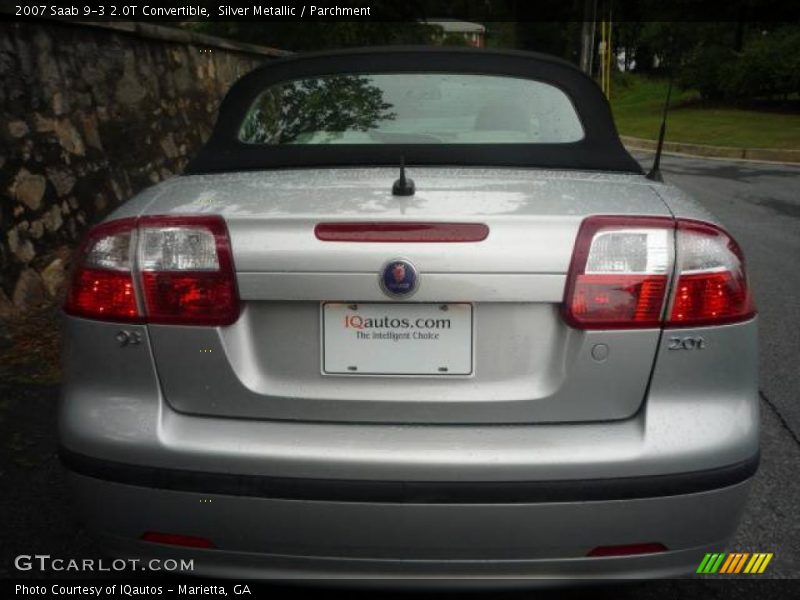 Silver Metallic / Parchment 2007 Saab 9-3 2.0T Convertible