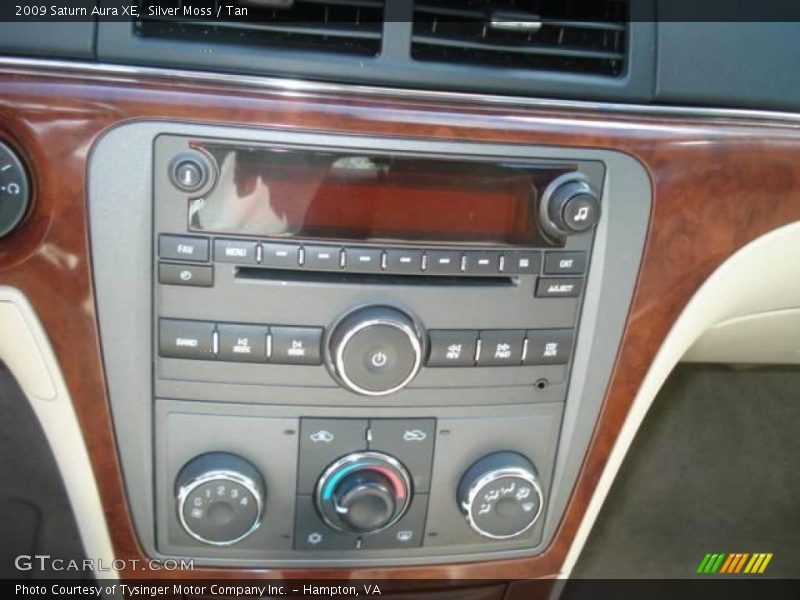 Silver Moss / Tan 2009 Saturn Aura XE