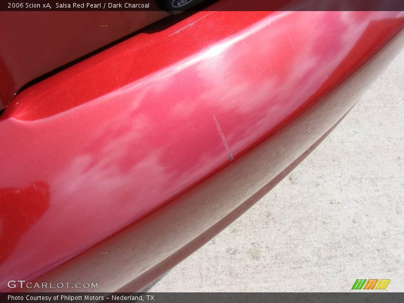 Salsa Red Pearl / Dark Charcoal 2006 Scion xA