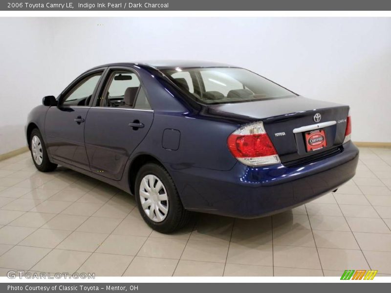 Indigo Ink Pearl / Dark Charcoal 2006 Toyota Camry LE