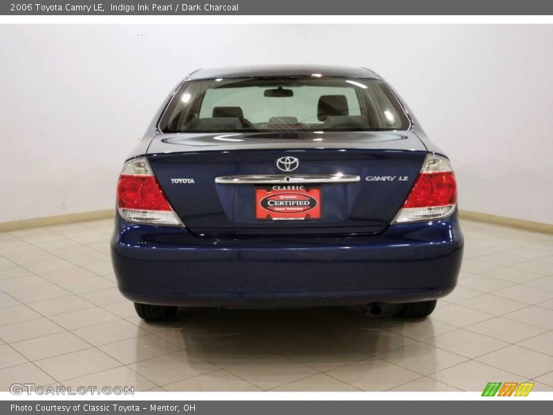 Indigo Ink Pearl / Dark Charcoal 2006 Toyota Camry LE