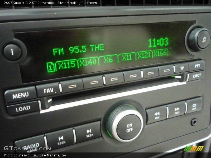 Silver Metallic / Parchment 2007 Saab 9-3 2.0T Convertible