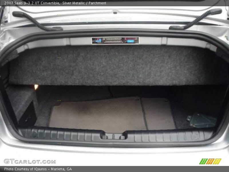 Silver Metallic / Parchment 2007 Saab 9-3 2.0T Convertible