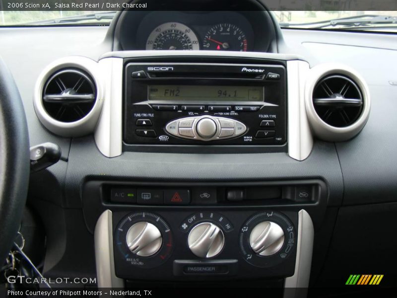 Salsa Red Pearl / Dark Charcoal 2006 Scion xA