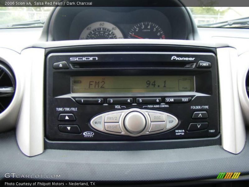 Salsa Red Pearl / Dark Charcoal 2006 Scion xA