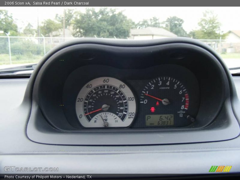 Salsa Red Pearl / Dark Charcoal 2006 Scion xA