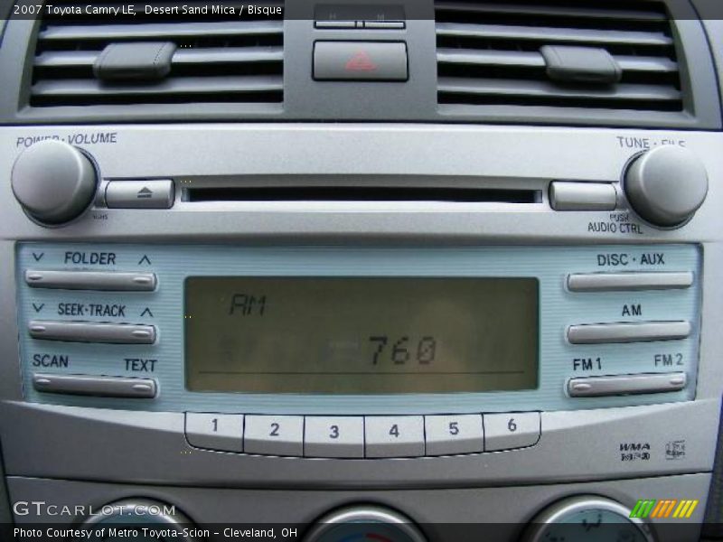 Desert Sand Mica / Bisque 2007 Toyota Camry LE