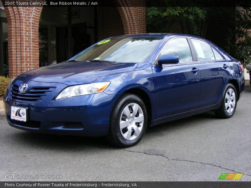 Blue Ribbon Metallic / Ash 2007 Toyota Camry LE
