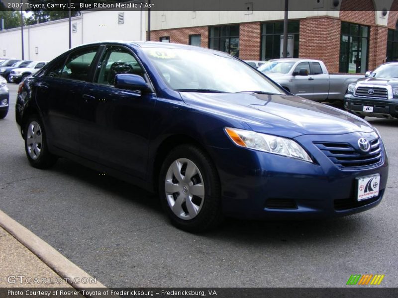 Blue Ribbon Metallic / Ash 2007 Toyota Camry LE
