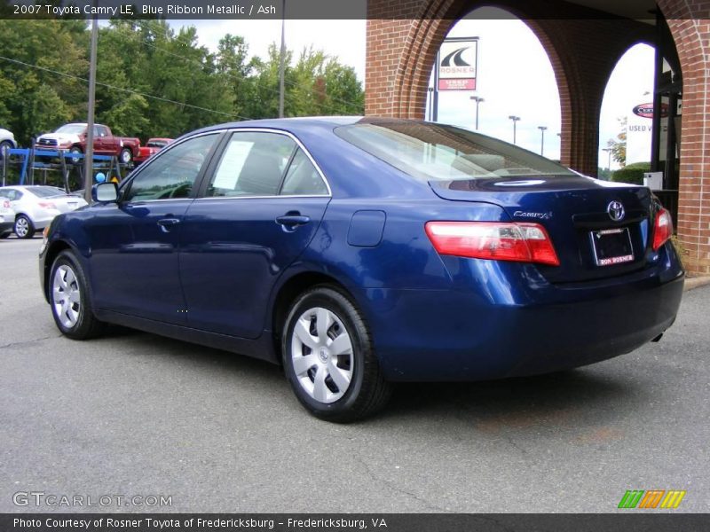 Blue Ribbon Metallic / Ash 2007 Toyota Camry LE