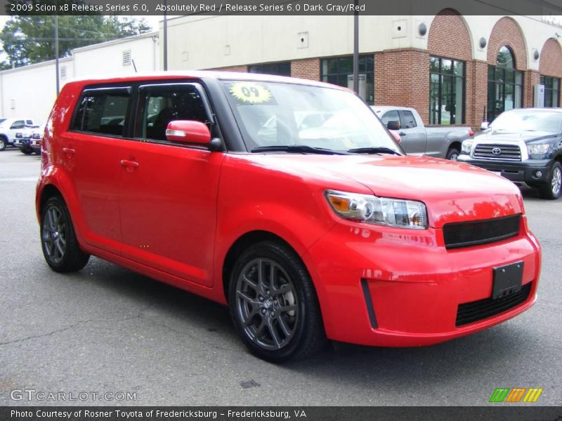 Absolutely Red / Release Series 6.0 Dark Gray/Red 2009 Scion xB Release Series 6.0