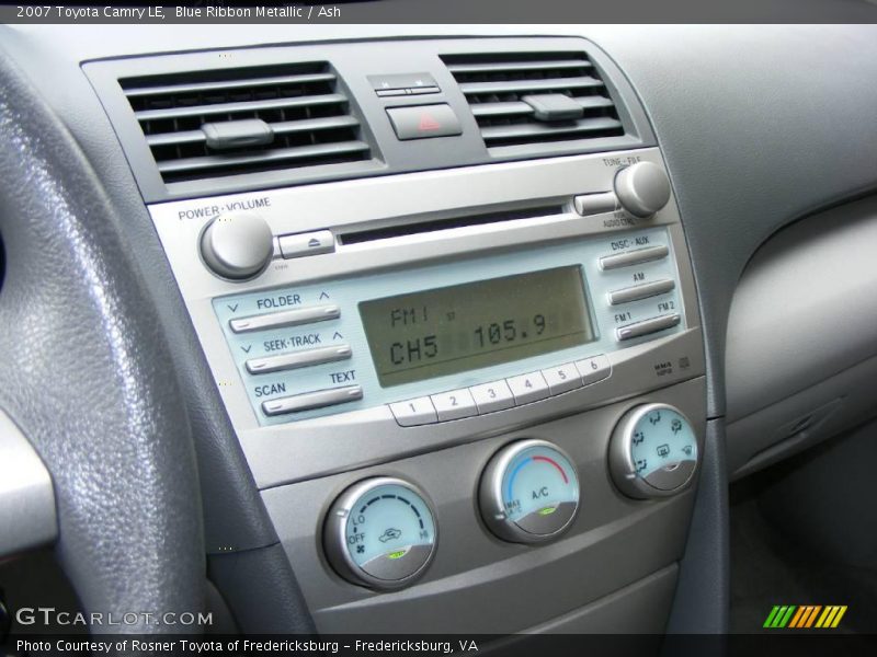 Blue Ribbon Metallic / Ash 2007 Toyota Camry LE