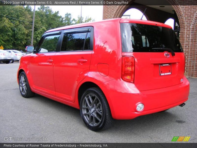 Absolutely Red / Release Series 6.0 Dark Gray/Red 2009 Scion xB Release Series 6.0