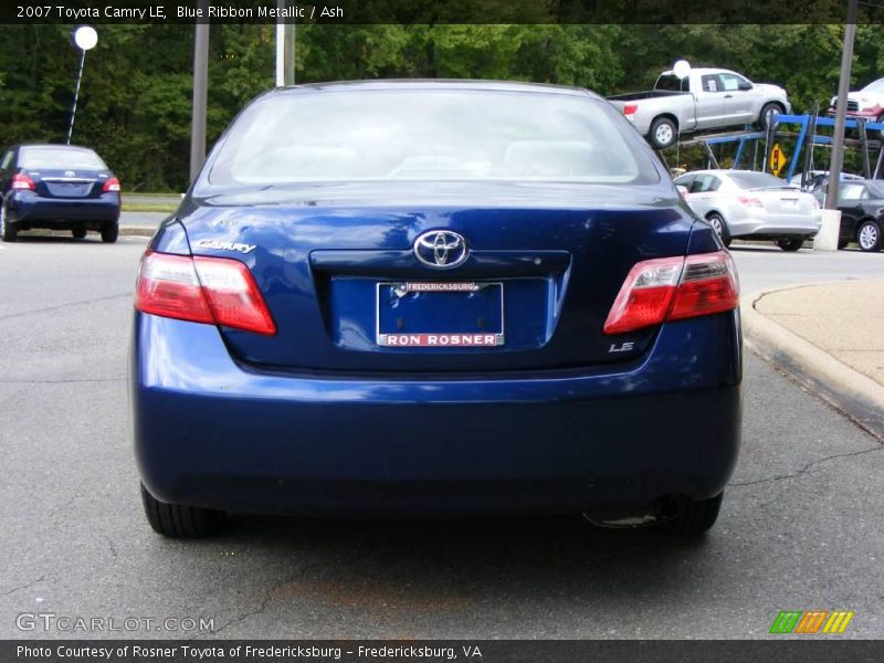Blue Ribbon Metallic / Ash 2007 Toyota Camry LE