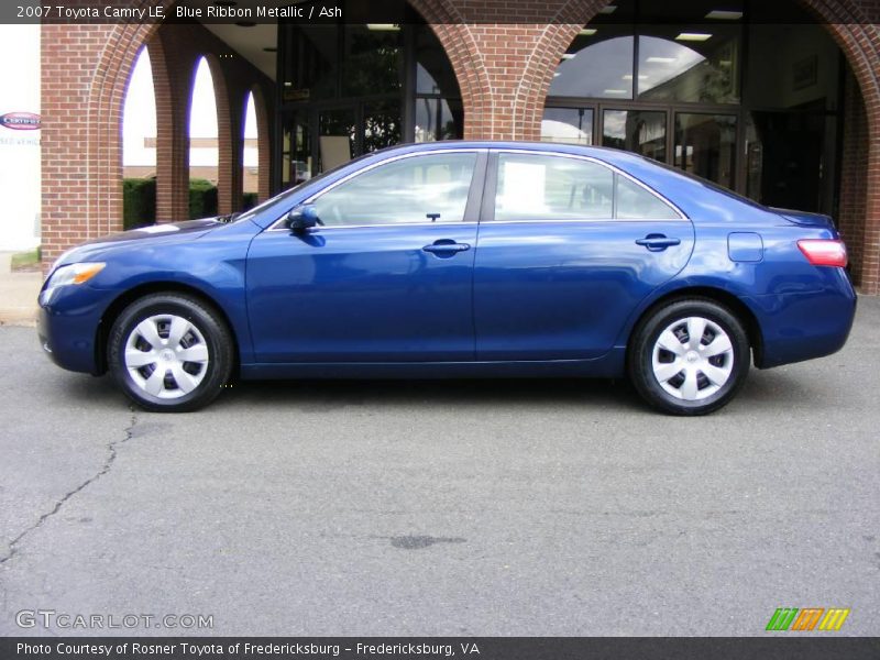 Blue Ribbon Metallic / Ash 2007 Toyota Camry LE
