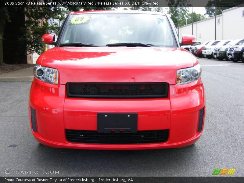Absolutely Red / Release Series 6.0 Dark Gray/Red 2009 Scion xB Release Series 6.0