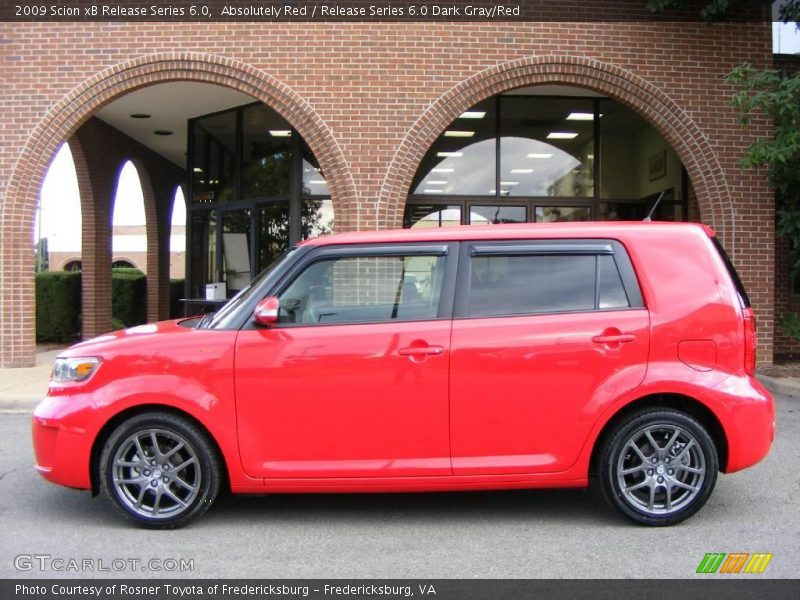 Absolutely Red / Release Series 6.0 Dark Gray/Red 2009 Scion xB Release Series 6.0