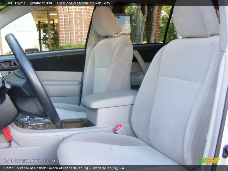 Classic Silver Metallic / Ash Gray 2008 Toyota Highlander 4WD
