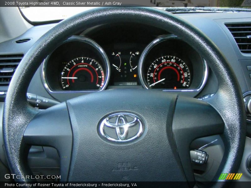 Classic Silver Metallic / Ash Gray 2008 Toyota Highlander 4WD