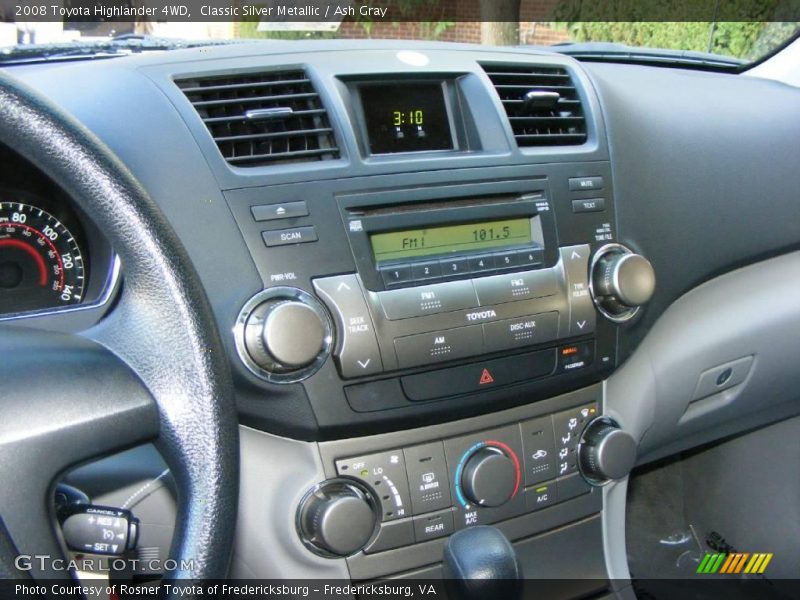 Classic Silver Metallic / Ash Gray 2008 Toyota Highlander 4WD