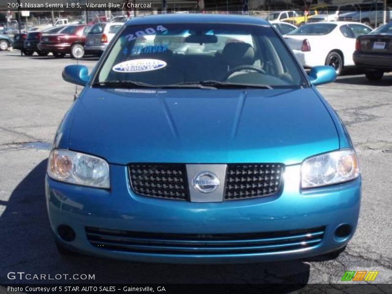 Vibrant Blue / Charcoal 2004 Nissan Sentra 1.8 S