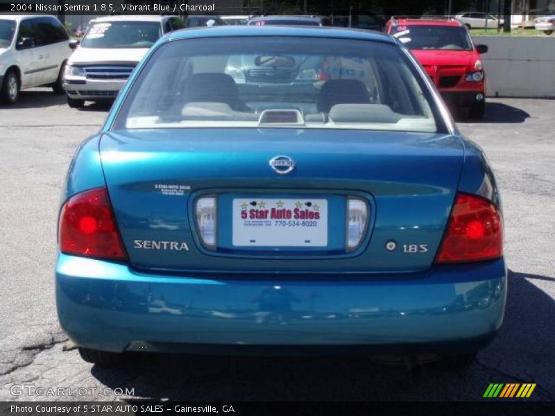 Vibrant Blue / Charcoal 2004 Nissan Sentra 1.8 S