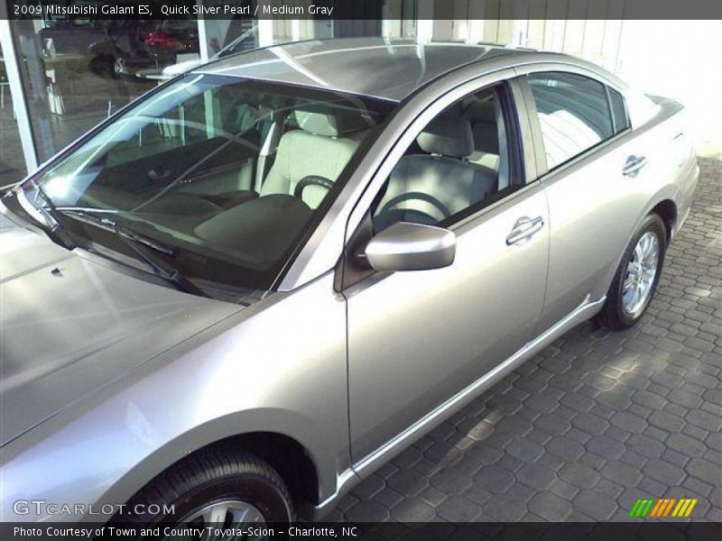 Quick Silver Pearl / Medium Gray 2009 Mitsubishi Galant ES