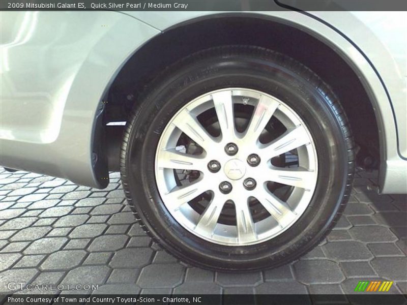 Quick Silver Pearl / Medium Gray 2009 Mitsubishi Galant ES