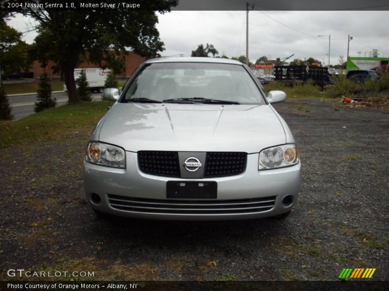 Molten Silver / Taupe 2004 Nissan Sentra 1.8