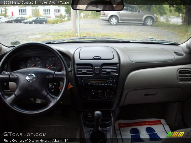 Molten Silver / Taupe 2004 Nissan Sentra 1.8