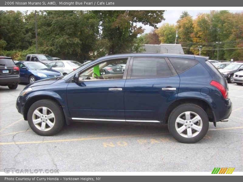 Midnight Blue Pearl / Cafe Latte 2006 Nissan Murano SL AWD