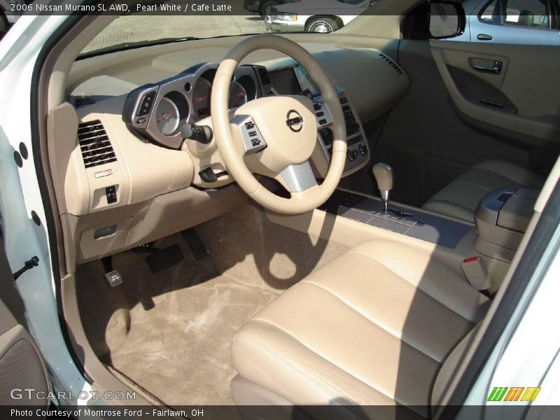 Pearl White / Cafe Latte 2006 Nissan Murano SL AWD