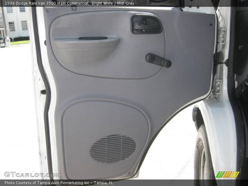 Bright White / Mist Gray 1999 Dodge Ram Van 3500 Maxi Commercial
