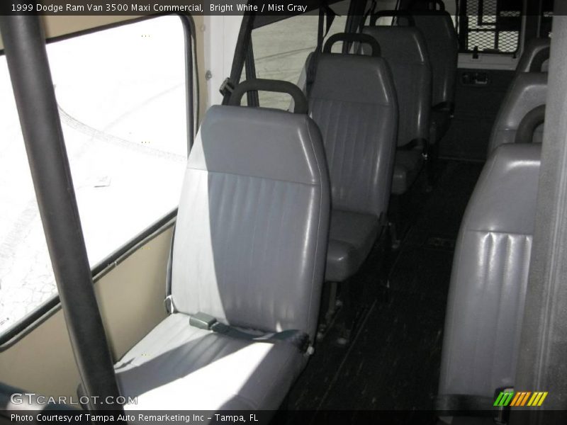 Bright White / Mist Gray 1999 Dodge Ram Van 3500 Maxi Commercial